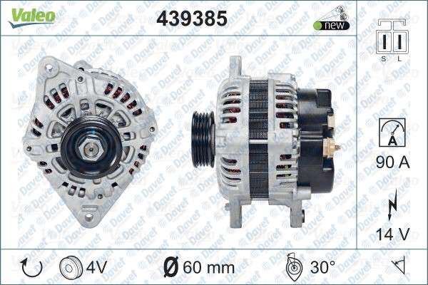 VALEO 439385 Alternator 14v 90a Accent 1.3/1.5  ####